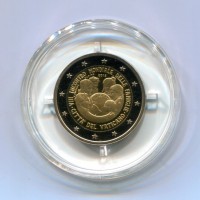 Vaticano 2015: 2 euro commemorativi "VIII Incontro Mondiale Delle Famiglie" in confezione originale