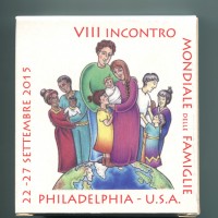 Vaticano 2015: 2 euro commemorativi "VIII Incontro Mondiale Delle Famiglie" in confezione originale