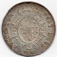 Firenze, Leopoldo II (1824-1859): 1 Paolo 1842, II tipo(Gigante#49)
