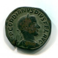 Gordiano III (238-244 d.C.): sesterzio "PM TRP VI COS II PP SC" 21,92g  (RIC,IV#304A)