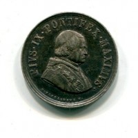 Pio IX (1846-1878): medaglia "San Pietro e Paolo", diametro 24 mm