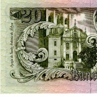 Portogallo : 20 Escudos 26/05/1964" Sant.' Antonio"
(Pick# 1673)