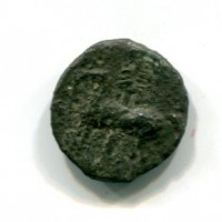 Zeugitania, Cartagine (325-300 a.C.): bronzo 3,48g (Buceti#72var.)