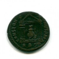 Massenzio (306-312 d.C.): follis "CONSERV VRB SVAE" 1,98g (RIC,VI#205a)