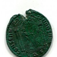 Massenzio (306-312 d.C.): follis "CONSERV VRB SVAE" 2,21g (RIC,VI#113)