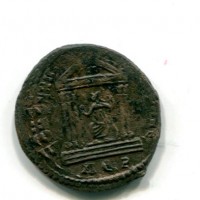 Massenzio (306-312 d.C.): follis "CONSERV VRB SVAE" 2,32g (RIC,VI#121a)