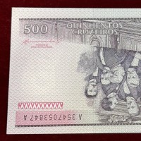 Brasile: 500 cruzeiros (1981-85) "D. de Fonseca" (Pick#200a)
