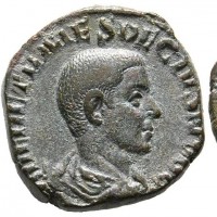 Erennio Etrusco (250-251 d.C.): sesterzio "PRINCIPI IVVENTVTIS" (RIC,IV#167a), gr.16,58