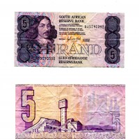 Sud Africa: 5 rand (1981) (Pick#119b)