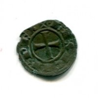 Brindisi, Corrado I (1250-1254): denaro (MIR#301), 0,54g