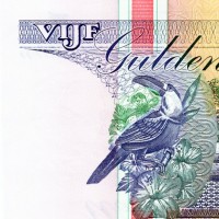 Suriname : 5 Gulden 10/02/1998 
(Pick 136)