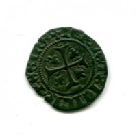 Napoli, Giovanna d'Angiò (1343-1347): denaro (MIR#32), 0,46g