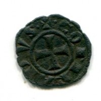Brindisi, Corrado I (1250-1254): denaro (MIR#304), 0,59g