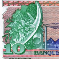 Zaire: 10 Nuovi" Makuta" 24/06/1993

(Pick# 49)