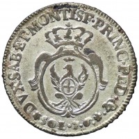 Carlo Emanuele III (1730-1773): 7.6 soldi 1758 (Montenegro#216)