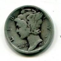 USA: 10 cent. 1928 "Mercury"

