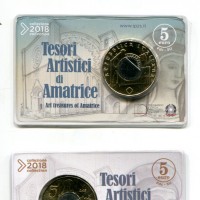 Italia 2018: 5 euro "Tesori Artistici di Amatrice"