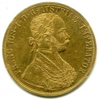 Austria, Francesco Giuseppe (1848-1916): 4 ducati 1911 (KM#2267)