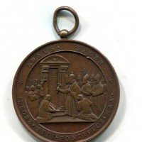 Leone XIII (1878-1903): medaglia "Annus Sacer", diametro 47mm