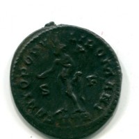Galerio Massimiano (305-311 d.C.): follis "GENIO POPVLI ROMANI" (RIC,VI#595b), zecca di Treviri