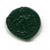 Costanzo Cloro (305-306 d.C.): follis "GENIO POPVLI ROMANI" zecca di Treviri (RIC,VI#602a)