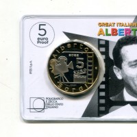 Italia 2022: 5 euro "Alberto Sordi", nella confezione originale