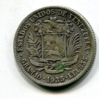 Venezuela: 2 bolivares 1935 (KM#23)