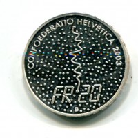 Svizzera, Confederazione: 20 franchi 2003 "St Moritz"