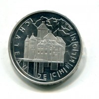 Svizzera, Confederazione: 20 franchi 2004 "Château de Chillon"