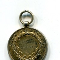 Torriglia (Ge) 1911: medaglia della Pro-Loco "Gara di Bocce", diametro 23mm