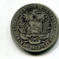 Venezuela: 2 bolivares 1930 (KM#23)