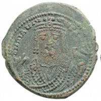 Maurizio Tiberio (582-602 d.C.): follis, zecca di Antiochia, terza officina (Sear#533; DOC#162c), mm 30.3, grammi 11.9