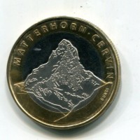 Svizzera, Confederazione: 10 franchi 2004 "Matterhorn-Cervin"