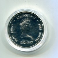 Canada, Elisabetta II (1952-2022): 1 dollaro 1977 "Silver Jubilee" (KM#118)