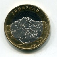 Svizzera, Confederazione: 10 franchi 2005 "Jungfrau"