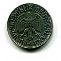 Germania, Rep. Federale (dal 1949): 1 marco 1956-G (KM#110)