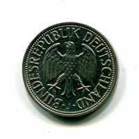 Germania, Rep. Federale (dal 1949): 1 marco 1957-J (KM#110)