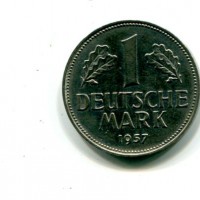 Germania, Rep. Federale (dal 1949): 1 marco 1957-J (KM#110)