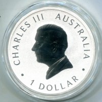 Australia, Elisabetta II (1952-2022): 1 dollaro 2025 "Kookaburra" -Oncia-
