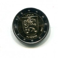 Lettonia 2017: 2 euro commemorativi "Kurzeme"