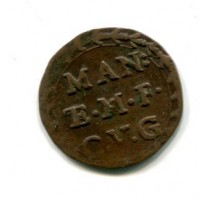 Mantova, Ferdinando Carlo Gonzaga (1669-1707): soldo (M.I.R,151#749)