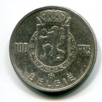 Belgio, Leopoldo III (1934-1950): 100 franchi 1948 "Legenda Francese" (KM#139.1)
