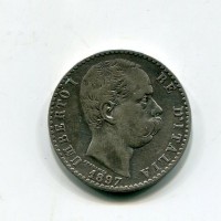 Umberto I (1878-1900): 2 lire 1897 (Gigante#32)