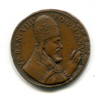 Urbano VIII (1623-1644): medaglia 1629-VI "S.Andrea " opus G.de Mola (Miselli#223c), 39mm
