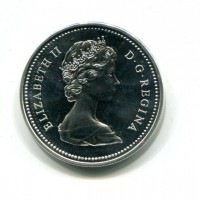 Canada, Elisabetta II (1952-2022): 1 dollaro 1974 "Winnipeg" (KM#87a)