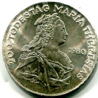 Austria, Repubblica: 500 scellini 1980 "Maria Teresa" (KM#2949)