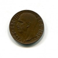 Vittorio Emanuele III (1900-1943): 10 cent. 1938-XVI "Impero", (Gigante#249)