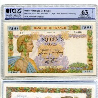 Francia: 500 franchi 1942 (Pick#95B), forellino