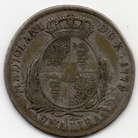 Milano, Maria Teresa (1740-1780): 1 lira 1779 (MIR#437/2)
