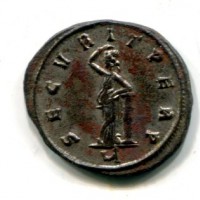 Tacito (275-276 d.C.): antoniniano "SECVRIT PERP" (RIC,VI#163), zecca Ticinvm
